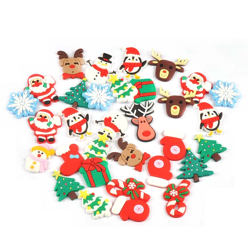 Christmas Craft Embellishment - 산타 클로스, 펭귄, 양말 송진 장식,