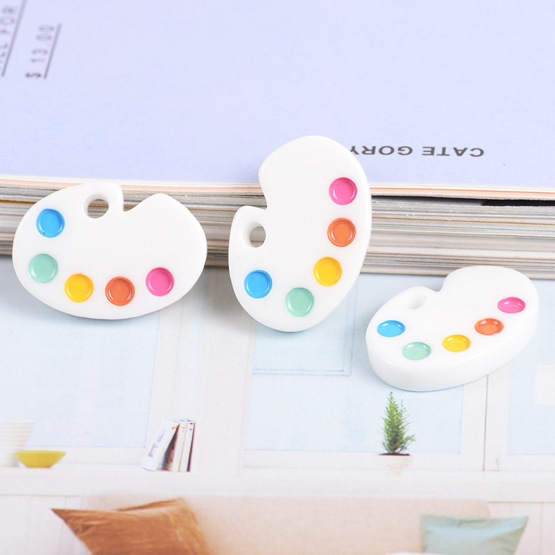 Christmas Craft Embellishment - 10개 DIY 귀여운 레진 팔레트 플랫백