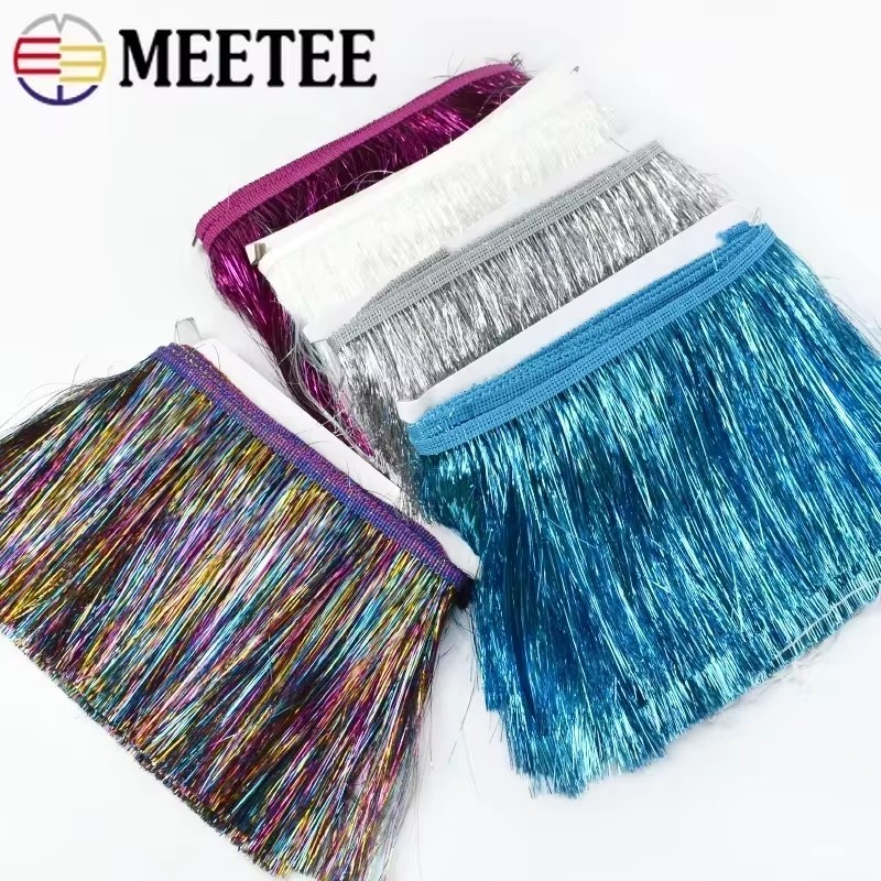 10/15/20cm 골드 메탈릭 실 태슬 스팽글 태슬  - Fringe Ribbon Sewing 리뷰 및 가격