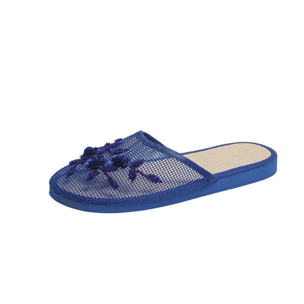 캐주얼 플라워 자수 메쉬 샌들 부드러운 밑창 통기성 슬 - Embroidery Embellishments 리뷰 및 가격