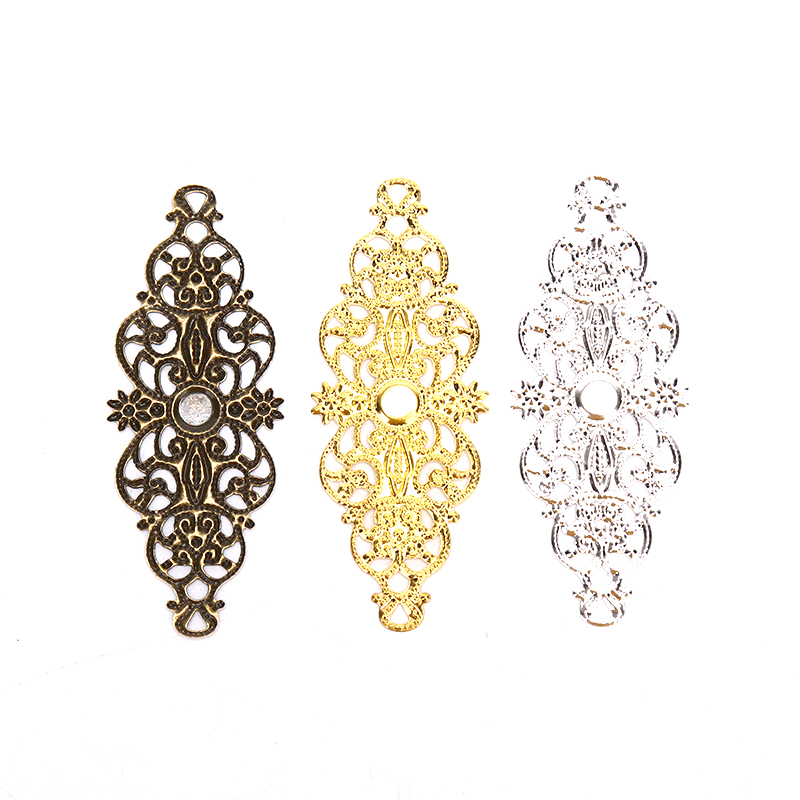 ★ ▲ 20개 필리그리 꽃 모양 랩 커넥터 공예 DIY - Craft Embellishments 리뷰 및 가격