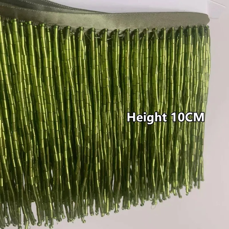10CM 실버 레드 비즈 튜브 태슬 드레스 액세서리 레 - Beaded Trim Fringe 리뷰 및 가격