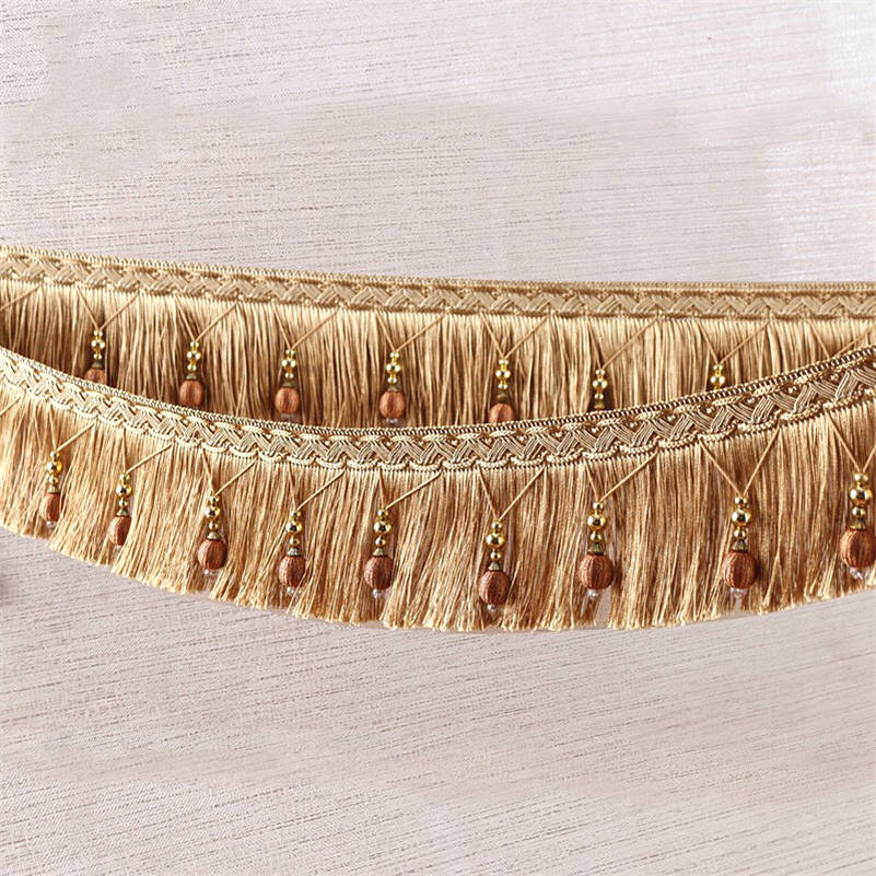 커튼 태슬 비즈 프린지 트리밍 브레이드 트림, 폼폼 장 - Beaded Trim Fringe 리뷰 및 가격